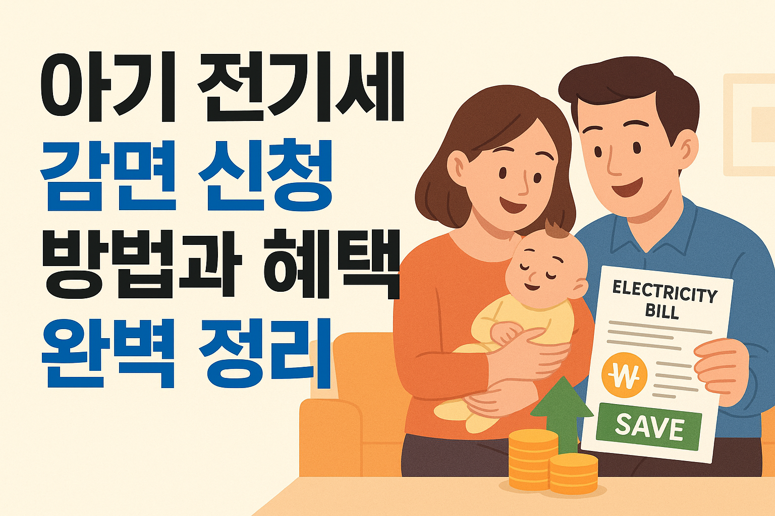 아기 전기세 감면