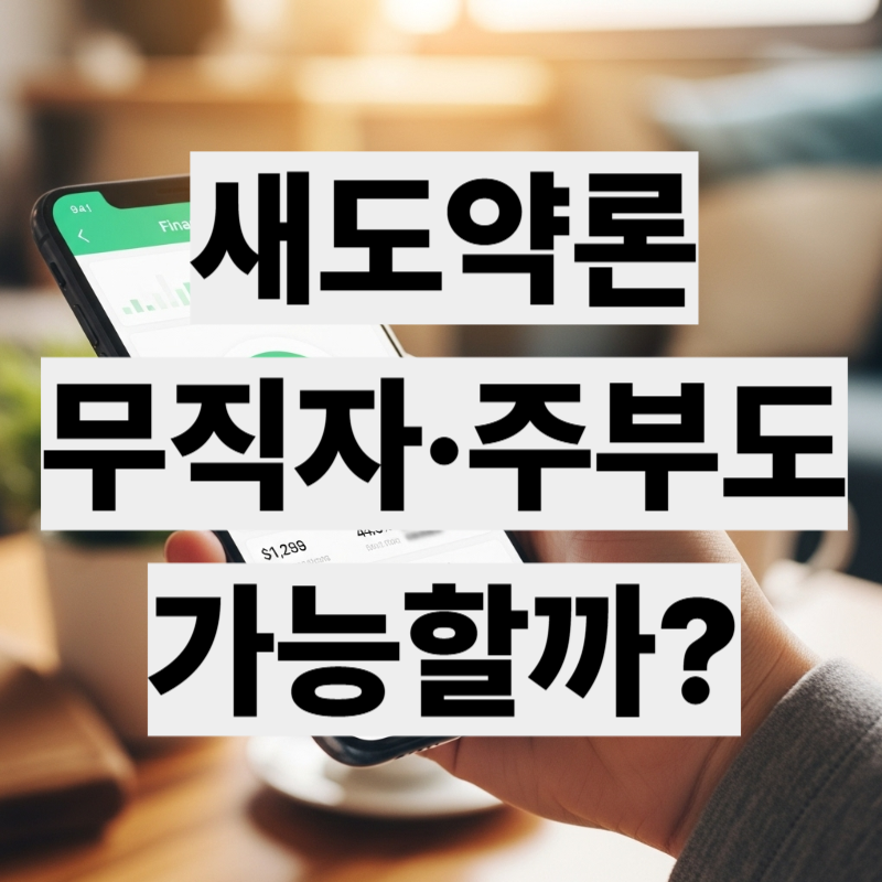 새도약론 무직자